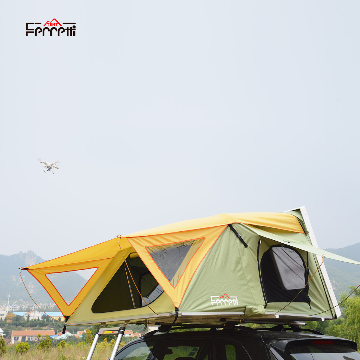 Ferretti Sunsail Multi-person Roof Top Tent With Two Sunroof